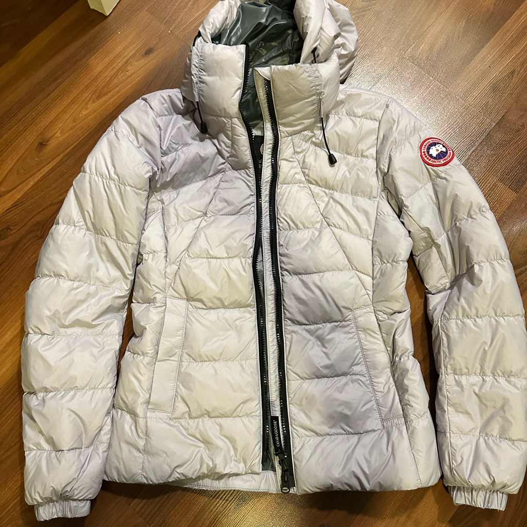 Canada Goose Lilac Tint Abbott Down Hoody Puffer Jacket Xs